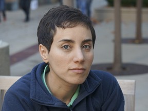 An undated photo of Maryam Mirzakhani.