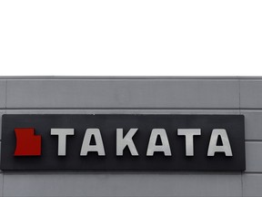 This Sunday, June 25, 2017, photo, shows TK Holdings Inc. in Auburn Hills, Mich. Takata is adding 2.7 million vehicles from Ford, Nissan and Mazda to the long list of those recalled to replace potentially dangerous air bag inflators. The inflators are a new type that previously was thought to be safe. Vehicles affected are from the 2005 through 2012 model years. (AP Photo/Paul Sancya)