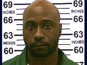 This April 10, 2013 photo released by the New York State Department of Corrections shows Alexander Bonds, also known as John Bonds. A New York City police officer was shot to death early Wednesday, July 5, 2017, ambushed in a marked police vehicle by Bonds with a revolver who was later killed by officers. (New York State Department of Corrections via AP)
