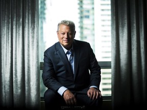 Al Gore poses for a photograph before talking about his new film "An Inconvenient Sequel: Truth the Power" in Toronto on Friday, July 21, 2017. THE CANADIAN PRESS/Nathan Denette