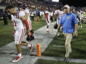 The school confirmed Freeze's resignation in a release Thursday night. Assistant Matt Luke has been named the interim coach. (AP Photo/John Raoux, File)