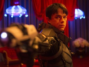 This image released by STX Entertainment shows Dane DeHaan in a scene from "Valerian and the City of a Thousand Planets." (Vikram Gounassegarin/STX Entertainment via AP)