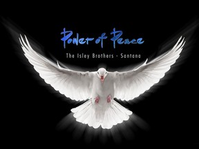 This cover image released by Sony Legacy shows "Power of Peace," by The Isley Brothers & Santana. (Sony Legacy via AP)