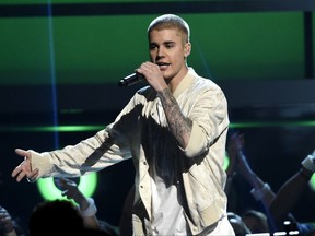 Justin Bieber performs at the 2016 Billboard Music Awards in Las Vegas. Bieber is canceling the rest of his Purpose World Tour "due to unforeseen circumstances." In a statement released Monday, July 24, 2017, his representatives didn't offer details about the cancellation.
