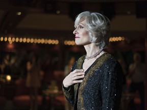 This image released by Amazon shows Judith Light in "Transparent." Light was nominated for an Emmy Award for outstanding supporting actress in a comedy series on Thursday, July 13, 2017. The Emmy Awards ceremony, airing Sept. 17 on CBS, will be hosted by Stephen Colbert. (Jennifer Clasen/Amazon via AP)