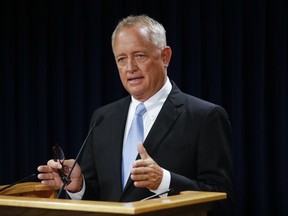 Hamilton County Prosecutor Joseph Deters speaks during a news conference to announce his decision to not pursue a third trial of former University of Cincinnati police officer Ray Tensing for murder, Tuesday, July 18, 2017, in Cincinnati. (AP Photo/John Minchillo)