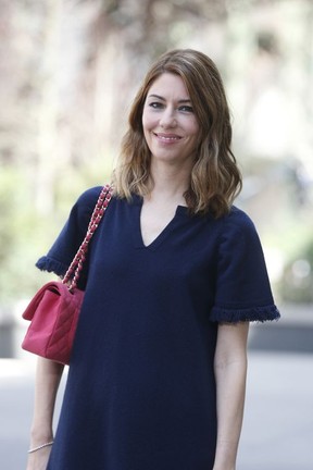 Director Sofia Coppola arrives at the CHANEL private lunch at
