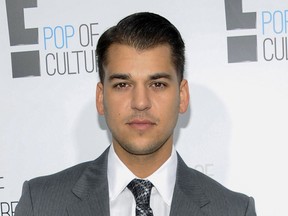 FILE - In this April 30, 2012 file photo, Rob Kardashian from the show "Keeping Up With The Kardashians" attends an E! Network upfront event in New York. Kardashian said Instagram shut down his page on Wednesday, July 5, 2017, following his flurry of posts attacking his former fiancee Blac Chyna. (AP Photo/Evan Agostini, File)