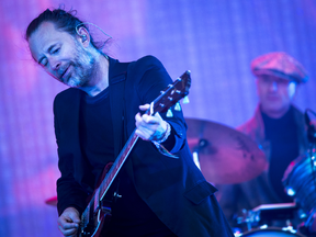 Thom Yorke performs with Radiohead in Glasgow earlier this month. “Music, art and academia is about crossing borders not building them, about open minds not closed ones,” he wrote about the controversy of playing in Israel.