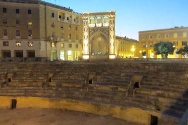 There's not one, but two, Roman amphitheatres in the centre of Lecce. These ruins date back to the 2nd century.