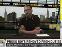 Gavin McInnes during his appearance on CBC on Wednesday. 