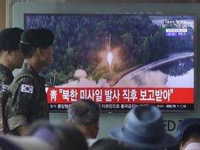 North Korea ballistic missle test