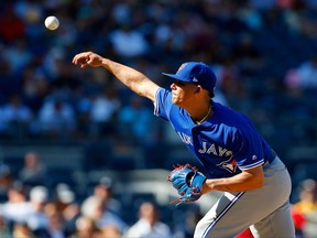 Toronto Blue Jays closer Roberto Osuna pitches against the New York Yankees on July 5.