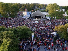 Thousands of fans celebrate Canada Day during the return of Peterborough Musicfest Summer Concert Series featuring Kim Mitchell performing on the Fred Anderson Stage on Saturday July 1, 2017 at Del Crary Park in Peterborough, Ont.