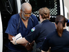 James Bradley Jr., left, arrives at a federal courthouse, July 24, 2017, in San Antonio. Bradley was arrested in connection with the deaths of multiple people packed into a broiling tractor-trailer.