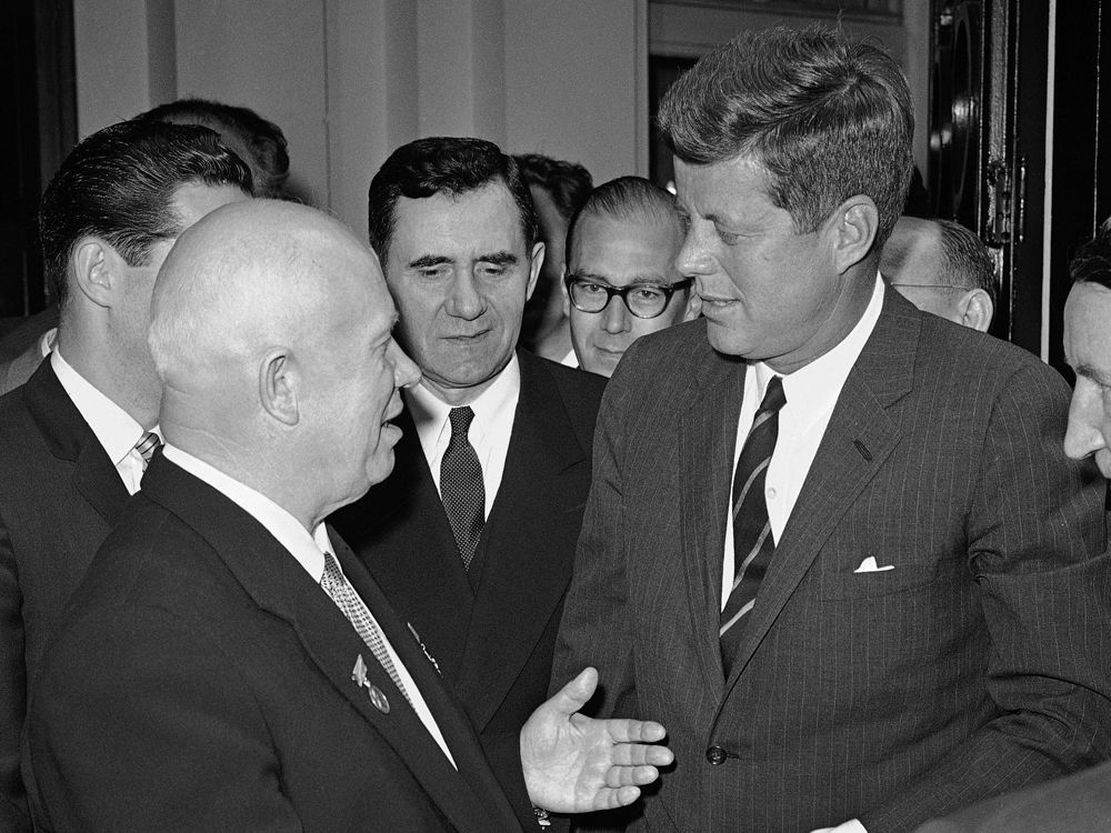 When JFK met Khrushchev, his smile vanished. The 'very upset' president  felt strong-armed | National Post