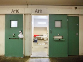 This Sept. 2, 2015 file photo shows a cell at Hampton Roads Regional Jail in Portsmouth, Va.