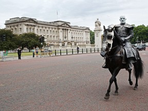 The Night King spotted travelling south on horseback from Hadrian's Wall, a location that famously inspired George RR Martin's vision for The Wall, a 700-foot ice wall in Game of Thrones.