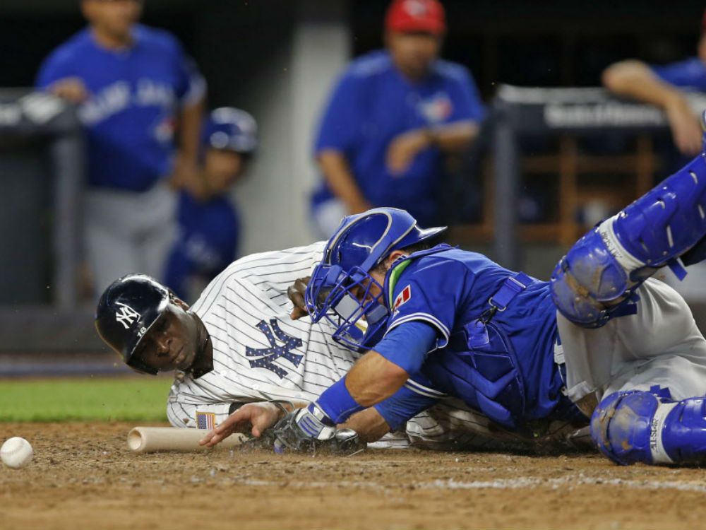 Toronto Blue Jays infielder Troy Tulowitzki (2) during game against the New  York Yankees at Yankee