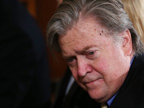 Steve Bannon at the White House on February 10, 2017 in Washington, DC