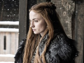 Sophie Turner as Sansa, in Game of Thrones