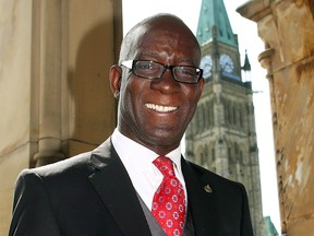 Liberal MP Emmanuel Dubourg is shown on Parliament Hill in Ottawa, Tuesday June 10, 2014.