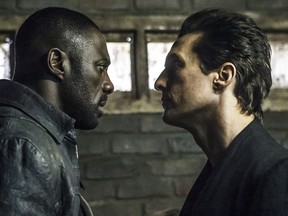 Roland (Idris Elba) and Walter (Matthew McConaughey) in The Dark Tower.