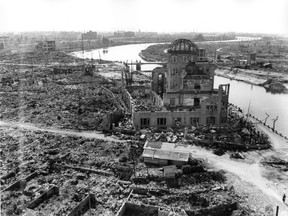Hiroshima, three months after the atomic bomb was dropped.