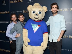 Kyle Mooney, Jorma Taccone and filmmaker Dave McCary attend the Sony Pictures Classics Screening Of "Brigsby Bear" at Landmark Sunshine Cinema on July 26, 2017 in New York City.