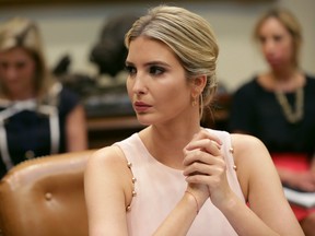 Ivanka Trump hosts a listening sessions with military spouses on Aug. 2, 2017.