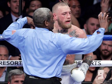 Conor McGregor thought the fight was stopped too soon.