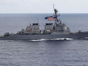 A file photo of the the USS John S. McCain (DDG-56) destroyer