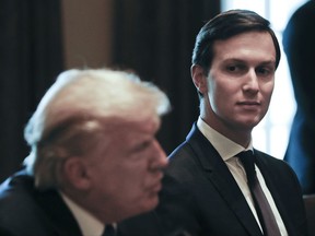 White House Senior Adviser and envoy, Jared Kushner, and President Donald Trump on July 25, 2017.