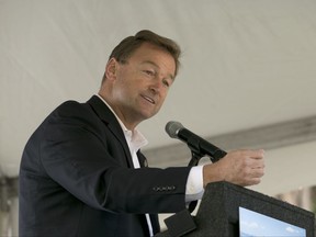 United States Sen. Dean Heller, R-Nev. speaks at the 21st Annual Lake Tahoe Summit, Tuesday, Aug. 22, 2017, in South Lake Tahoe, Calif. The summit is a gathering of federal, state and local leaders to discuss the restoration and to sustain Lake Tahoe.(AP Photo/Rich Pedroncelli)