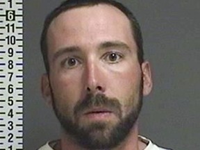 This photo provided by the Cass County Sheriff's Office in Fargo, N.D., shows William Hoehn, one of two suspects charged with conspiracy to commit murder and other counts Monday, Aug. 28, 2017, in connection with the death of a pregnant woman in North Dakota. Authorities recovered the body of Savanna Greywind, from the Red River in Fargo. The two were neighbors of Greywind, who went missing Aug. 19. (Cass County Sheriff's Office via AP)