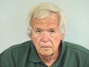 FILE - This undated file photo provided by the Lake County Sheriff's Department shows ex-U.S. House Speaker Dennis Hastert. Hastert has officially completed his 15-month prison sentence and is no longer being monitored by law enforcement. Bureau of Prisons records indicate Wednesday Aug. 16, 2017, was the end of Hastert's period under federal custody. Illinois' Lake County Sheriff's Office says it stopped its electronic monitoring of the 75-year-old Wednesday morning. He now begins two years of probation. (Lake County Sheriff Department via AP File)