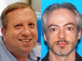 (Left) Andrew Warren, an employee of the University of Oxford in Great Britain. (Right) Wyndham Lathem, an associate professor of microbiology and immunology at Northwestern University