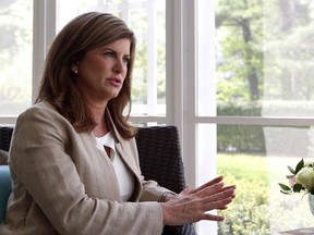Former Conservative Interim Leader Rona Ambrose is shown during an interview with The Canadian Press in Ottawa, Thursday, May 18, 2017