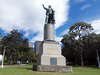 The 138-year-old statue of Captain James Cook in Sydney, Australiaâs Hyde Park.