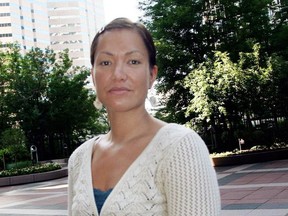 Waneek Horn-Miller stands outside a downtown Denver hotel on Tuesday, July 4, 2006. The national inquiry into missing and murdered Indigenous women and girl has lost another high-profile member of its entourage. Horn-Miller, a former Olympian who was working as the inquiry's director of community relations, is the latest person to leave the commission tasked with exploring the root causes of violence toward Indigenous women and girls. THE CANADIAN PRESS/AP/David Zalubowski
