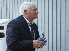 Brandon Blackmore, 70, arrives at court for a sentencing hearing in Cranbrook, B.C., on June 30, 2017. A former husband and wife from the polygamous community of Bountiful, B.C., are going to jail for taking a 13-year-old girl into the United States to marry the now-imprisoned leader of their sect. A B.C. Supreme Court judge has sentenced Brandon Blackmore to a year in jail, while his ex-wife, Gail Blackmore, has been handed a term of seven months. THE CANADIAN PRESS/Jeff McIntosh