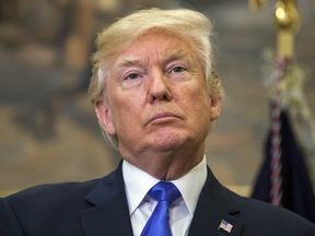 U.S. President Donald Trump has expressed frustration over Congress' ability to limit or override the power of the White House on national security matters.