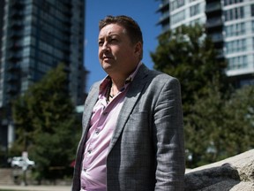 Former Neo Nazi Tony McAllen poses for a photograph in Vancouver, B.C. McAllen says the violence in Charlottesville, Va., presents an opportunity for parents and educators to become more aware of how easily youth can be lured into a seemingly exciting but potentially deadly world of hate.
