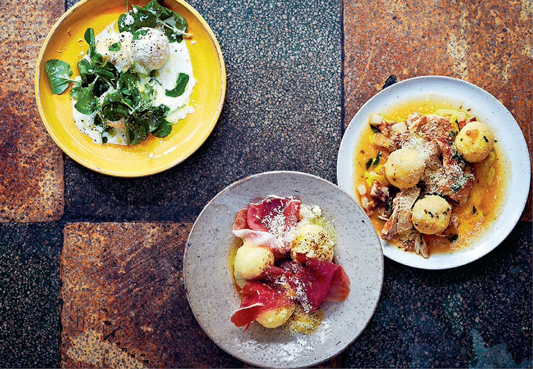 Cook this Gnudi, watercress and goat's curd for a light, latesummer