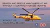 DND officials say this photo in a union pamphlet is being used unlawfully because the helicopter displays a Canadian flag and other trademarked insignia.