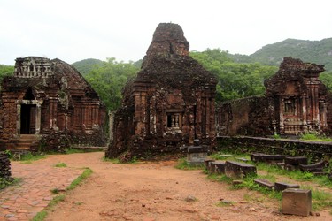 The My Son temples were built between the 4th and 14th century.
