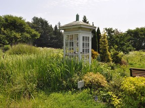 "Kaze no Denwa" — the phone of the wind — is located on a small hill in Otsuchi, Iwate Prefecture.