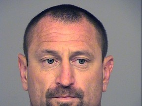 This undated booking photo provided by the Ventura County Sheriff shows Andrew David Jensen, 42, of Ventura, Calif., who was arrested on July 28, 2017. on suspicion of committing a burglary. California investigators say Jensen, a suspect who stopped for a mid-burglary bathroom break left DNA evidence in the toilet that led to his arrest. The Ventura County Sheriff's Office says the suspect neglected to flush during the home break-in last October in Thousand Oaks, Calif. (Ventura County Sheriff via AP)