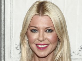 Tara Reid participates in the BUILD Speaker Series to discuss "Sharknado 5: Global Swarming" at AOL Studios on Thursday, Aug. 3, 2017, in New York. (Photo by Andy Kropa/Invision/AP)
