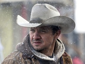 This image released by The Weinstein Company shows Jeremy Renner in a scene from "Wind River." (Fred Hayes/The Weinstein Company via AP)
